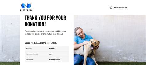 battersea dog donation
